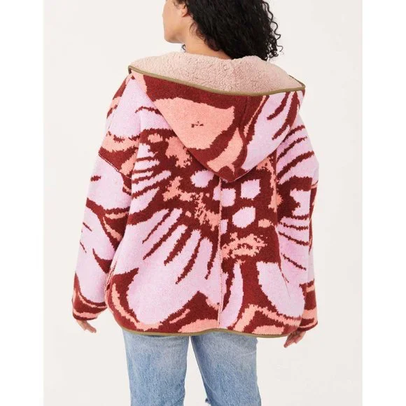 🎉LAST CHANCE🎉 NWT Free People Winter Chill Reversible Cardi / Orchid Rose - Picture 3 of 7
